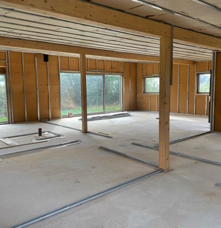 Isolation par l'intérieur d'une maison neuve par Izol Habitat Isolation par l'intérieur d'une maison neuve par Izol Habitat