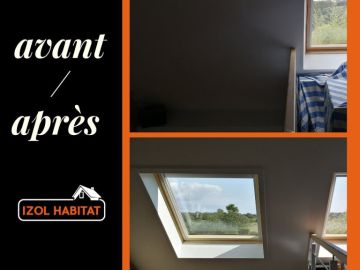 Une envie de changement? Allons-y!! Izol Habitat peut mettre de la lumière dans vos vies.☀️✨
#rénovation #velux #avantaprès