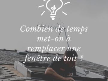 💡le saviez-vous 💡

Combien de temps met-on à remplacer une fenêtre de toit ?
 
Une équipes de pose peut remplacer 5 à 6 fenêtres par jour.

Nous pouvons...