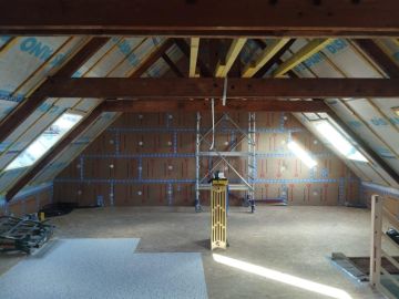 Projet Aménagement de combles sur Guipavas

Création de VELUX
Création de lame d'aire
Isolation des murs périphériques
Isolation des rampants de toiture...